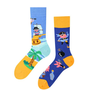 PIRATE CARIBICS FUN SOCKS / 35-43