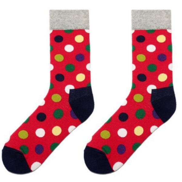 FUNKY DOTS WINTER  SOCKS - 5er Pack / 38-45