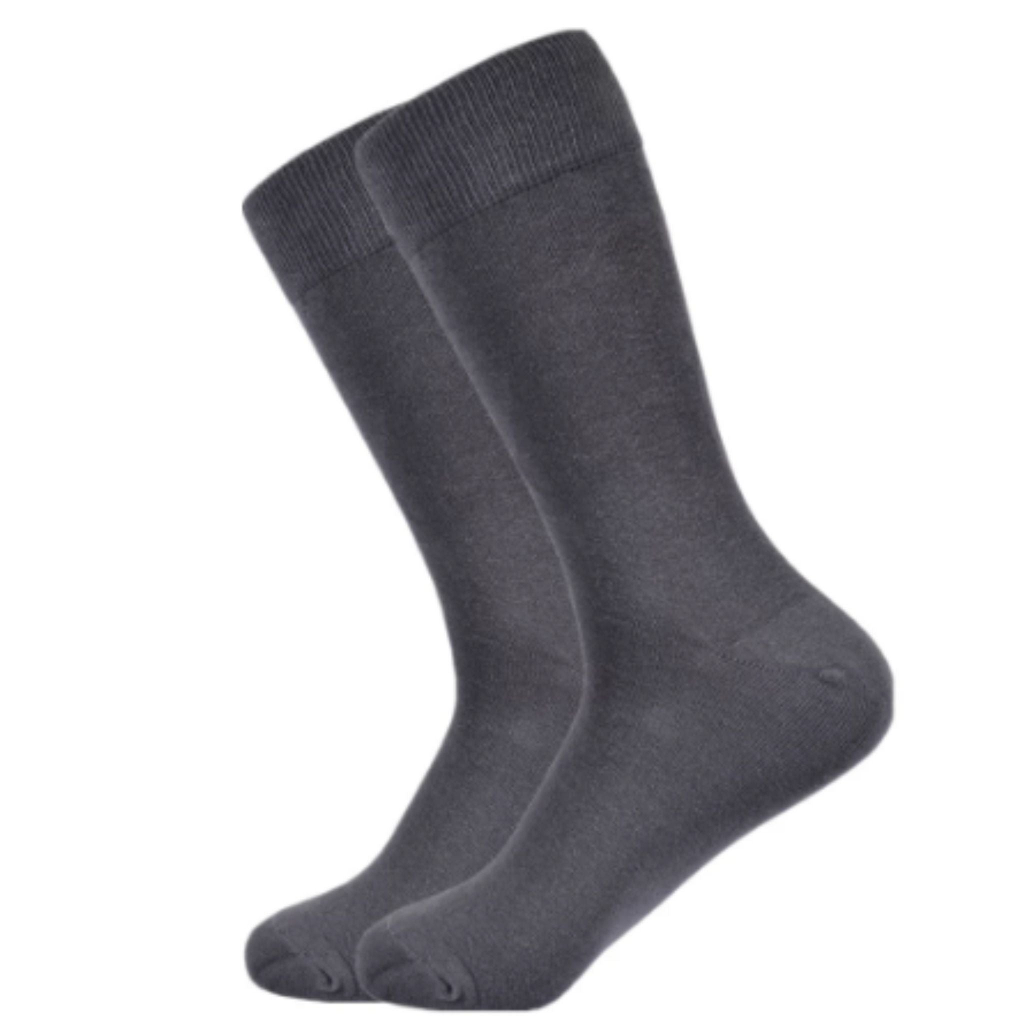 DARK GREY SOCKS CREW  - Single / 3er PACK / 40-46