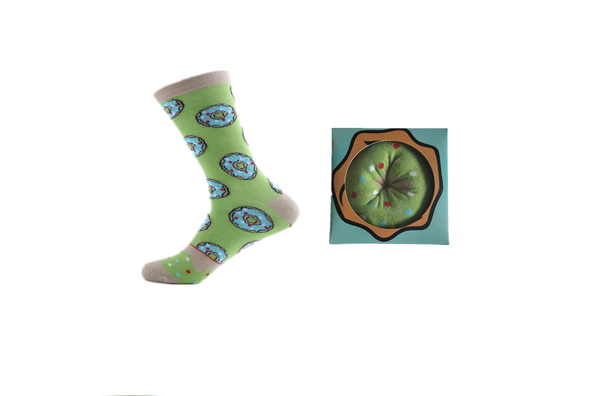 DONUTS - Matcha Tea FUN SOCKS / 42-46