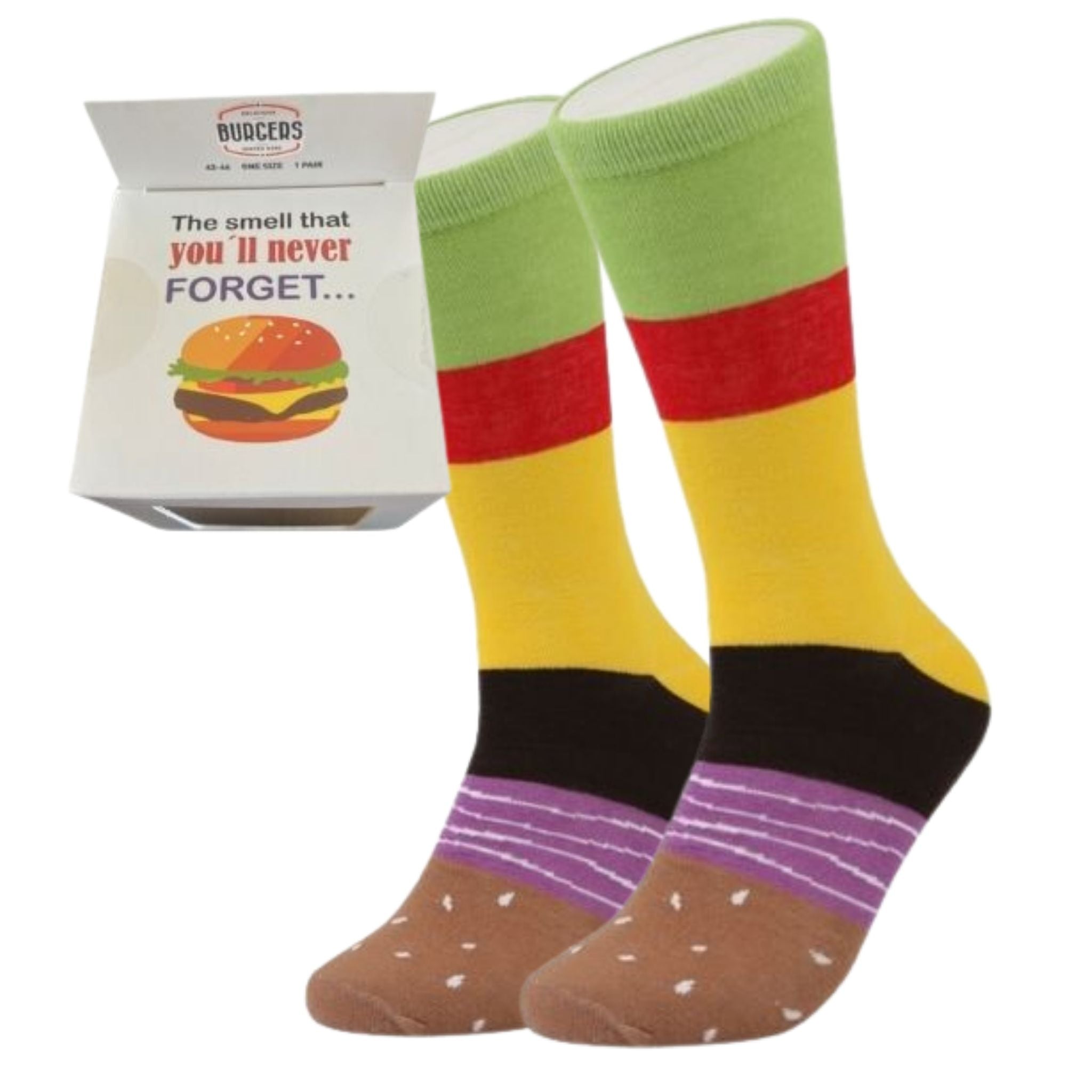 HAMBURGER FUN SOCKS / 36-42