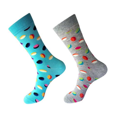 HALF SPHERES FUN SOCKS -  2er PACK / 38-46